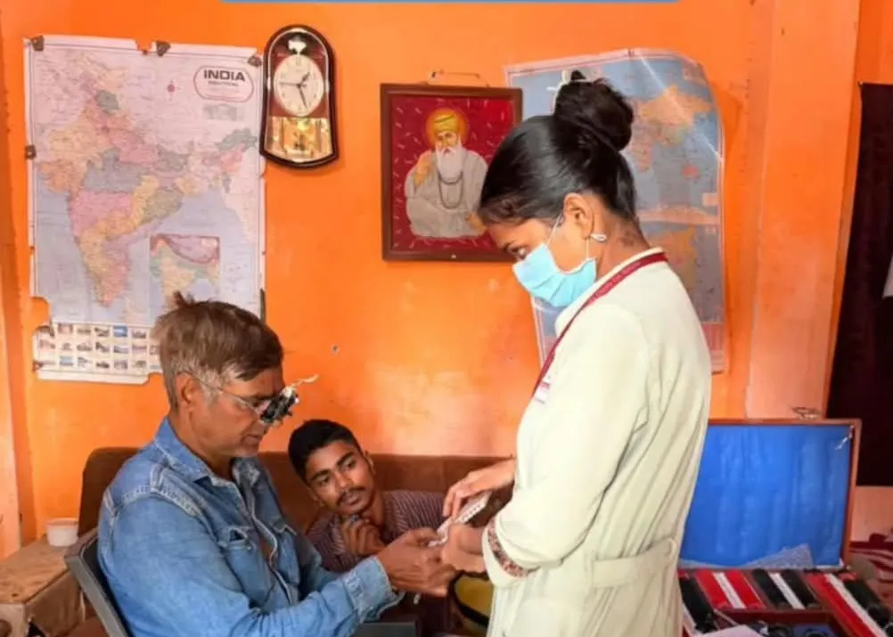 A free eye check-up
