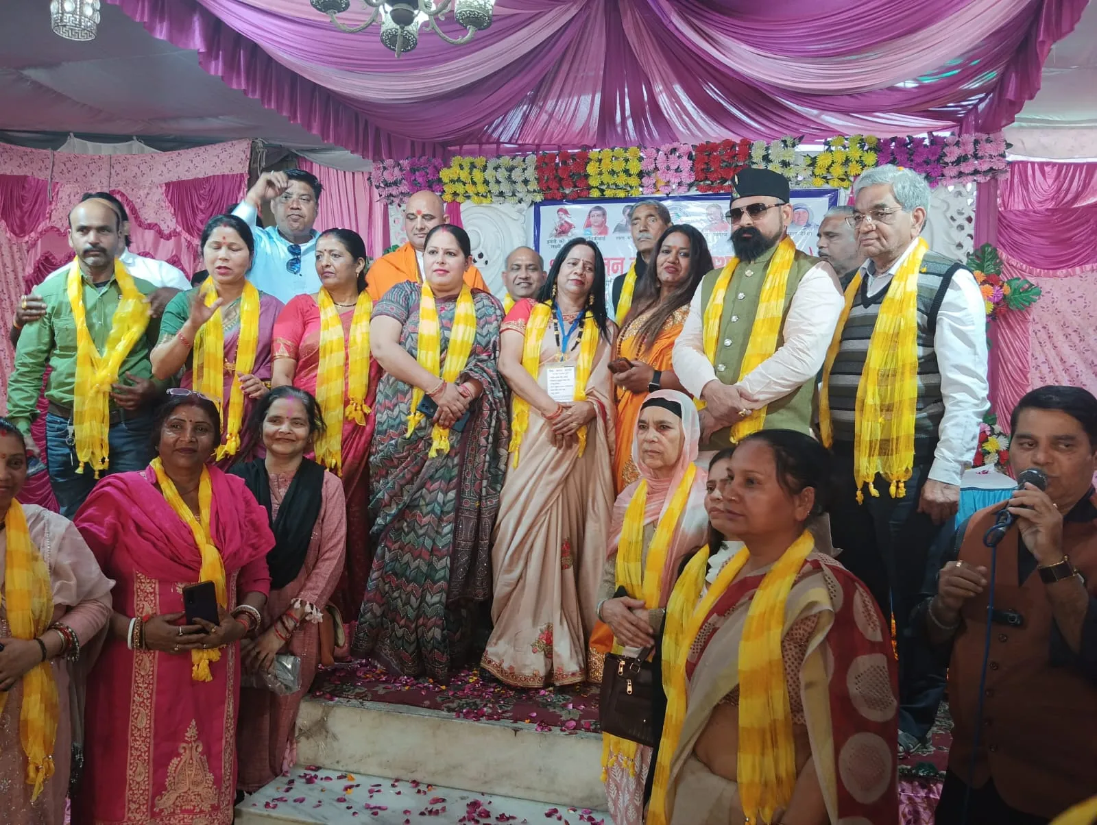 Women’s Day Samman Samaroh on stage