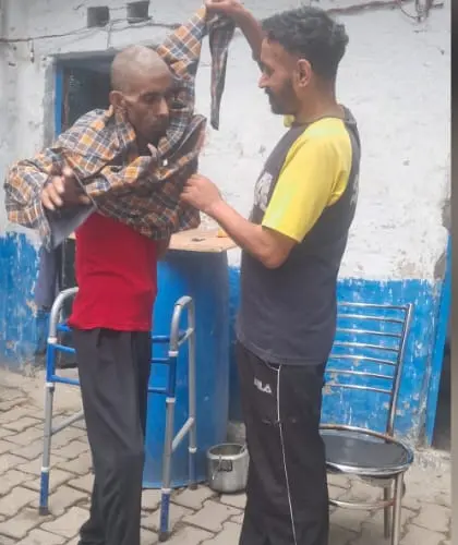Fresh clothes for someone in need